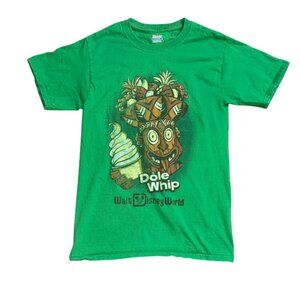 Disney Parks Walt Disney World Tiki Dole Whip Hanes Shirt-Green-S-GUC